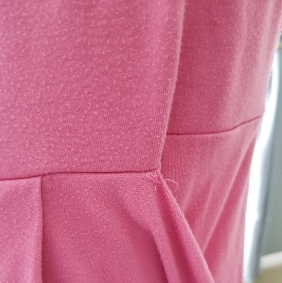 Maurice's pink ruffled front midi dress sz M - Picture 8 of 10